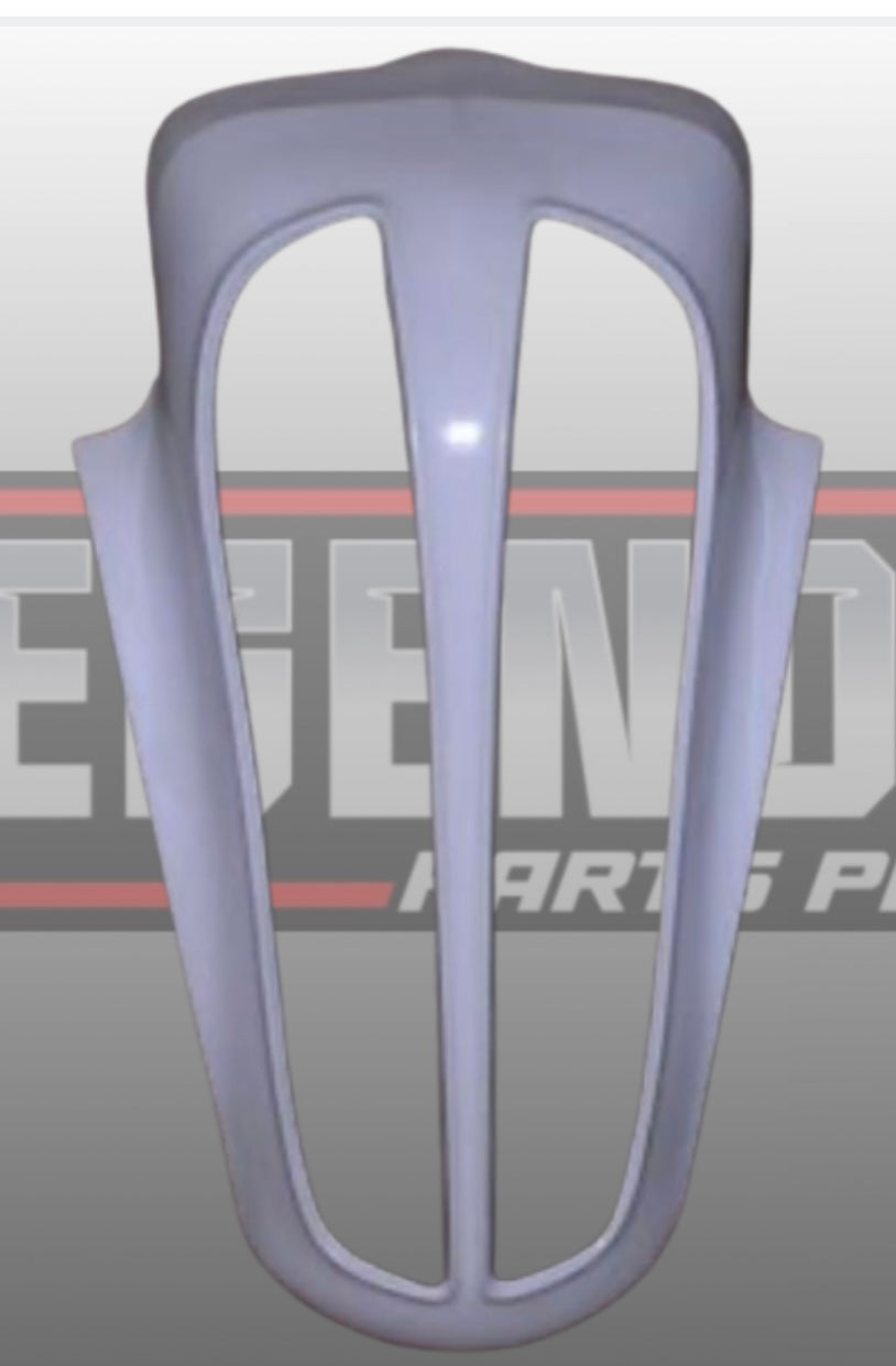 GRILL NOSE--37 DODGE ,WHITE